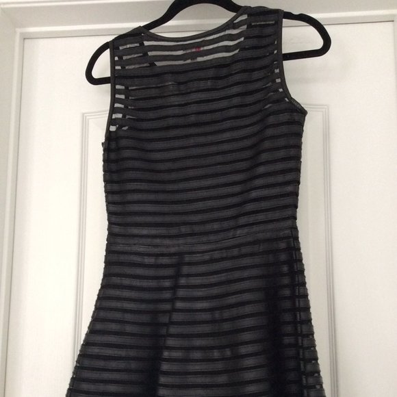 Parker Leather and Mesh Dress - Picture 5 of 11